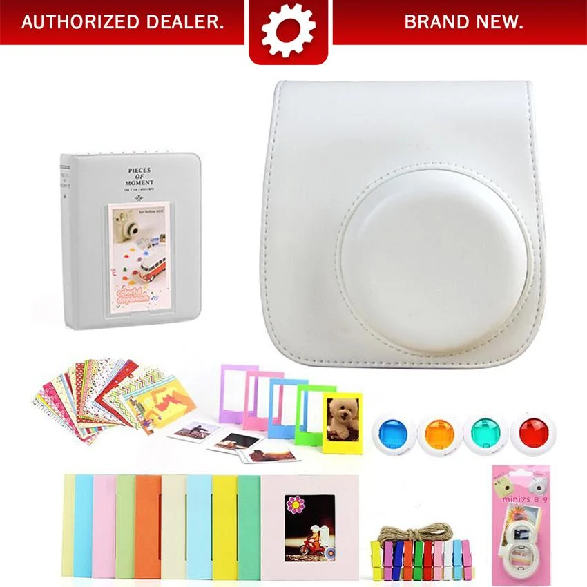 Deco Gear Accessories Bundle for Fujifilm Instax Mini 8/9, White - Image 6