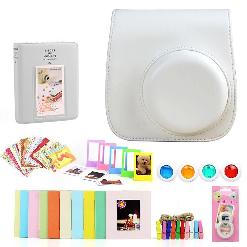 Deco Gear Accessories Bundle for Fujifilm Instax Mini 8/9 with Rainbow Film (10 Shots) - Image 2