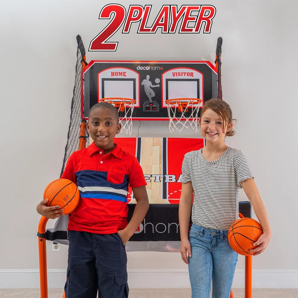 Deco Gear Arcade Basketball Game - LED Scoreboard; 8 Game Modes; and 5 Balls - Open Box - Image 5