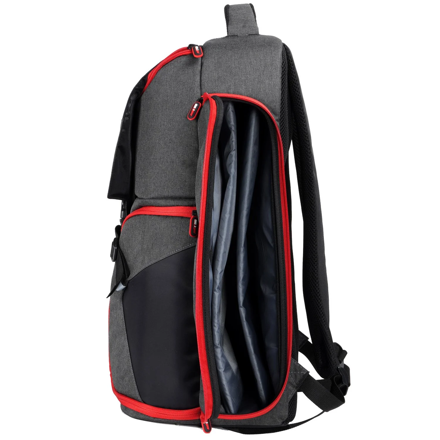 Deco Gear Padded 15" Laptop Gaming Backpack for Accessory, Headphone, and Cable Storage - Image 9