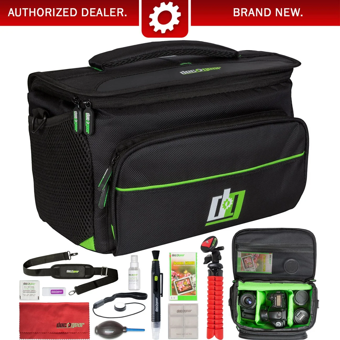 Deco Photo Camera Bag for DSLR and Mirrorless Cameras - Large - Image 9