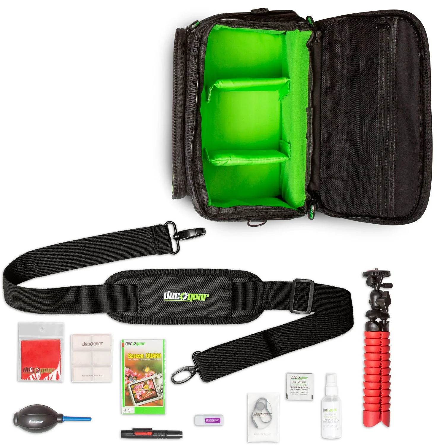 Deco Gear DSLR Mirrorless Camera Bag Large + Software Bundle+ Tripod & Bonus Accessory Kit - Image 6