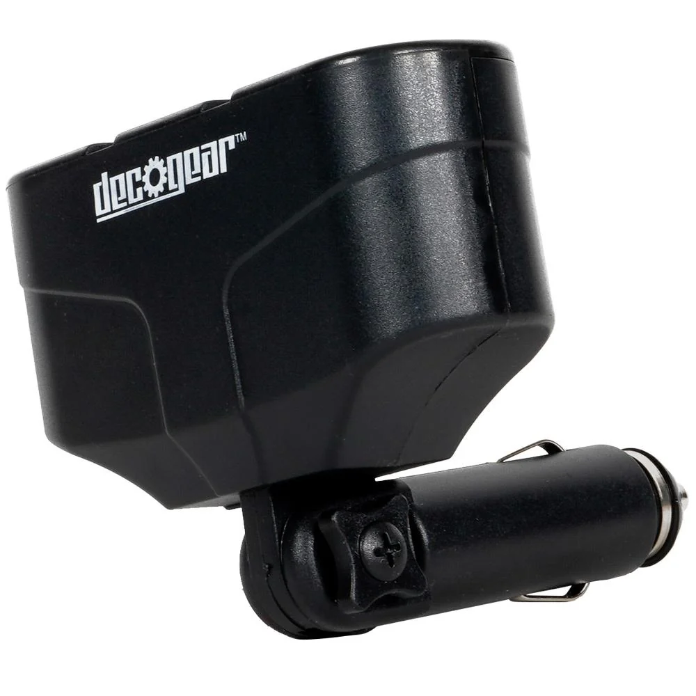 Deco Gear Dual DC12V/24V Multifunction Car Charger Socket Cigarette Lighter USB Ports - Image 5
