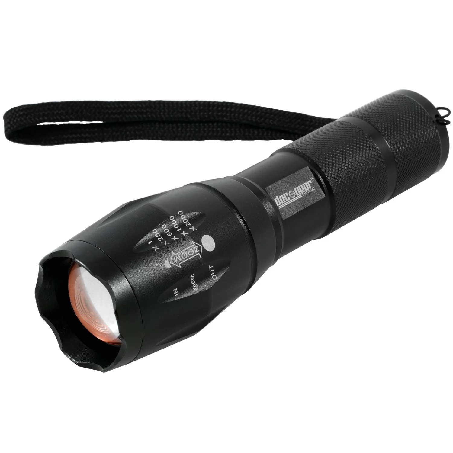 Deco Gear FPT100BK Tactical Flashlight and Tactical Pen Set with Water/Shockproof Case - Image 5