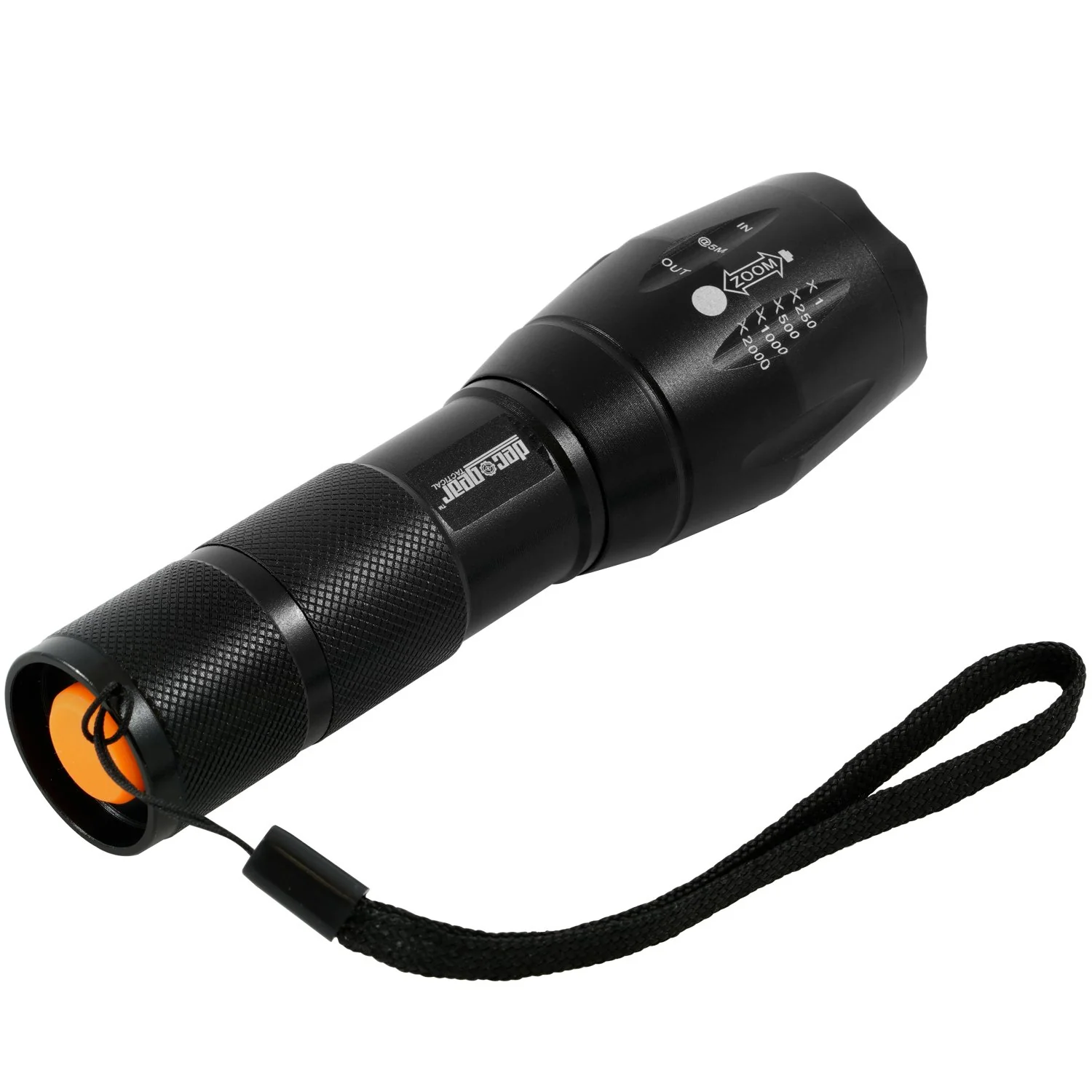 Deco Gear FPT100BK Tactical Flashlight and Tactical Pen Set with Water/Shockproof Case - Image 7