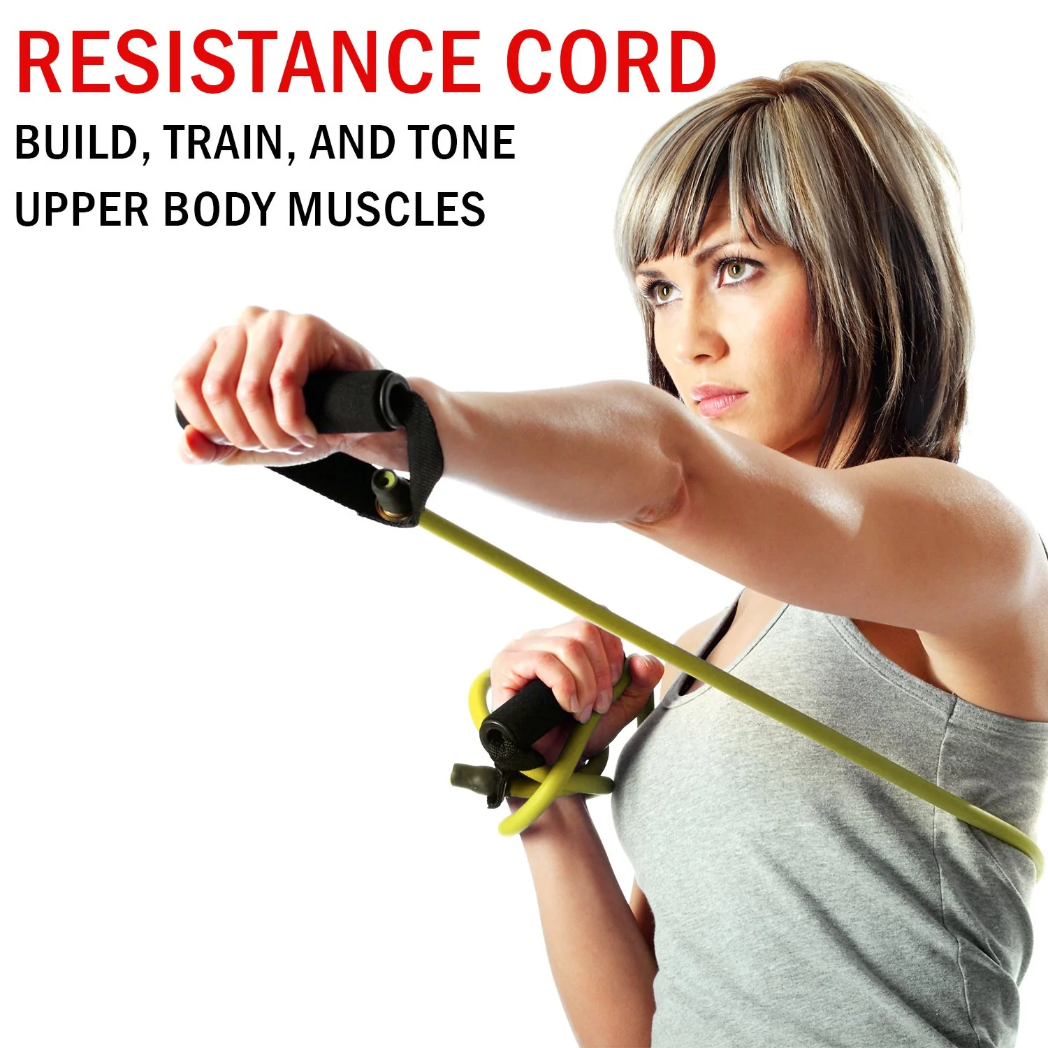 Deco Gear Home Gym 7-Piece Fitness Kit Resistance Training, Stretching Set, Grip Enhancers - Image 3