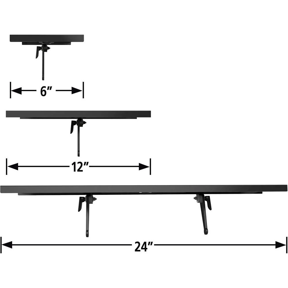 Deco Gear Home Theater Surround Sound 31" Soundbar Wireless + Large Top Media Shelf Bundle - Image 21