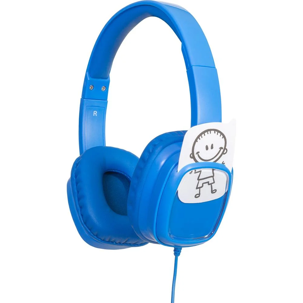 Deco Gear Kids' Over-Ear Blue Customizable Doodle Headphones Open Box - Image 5