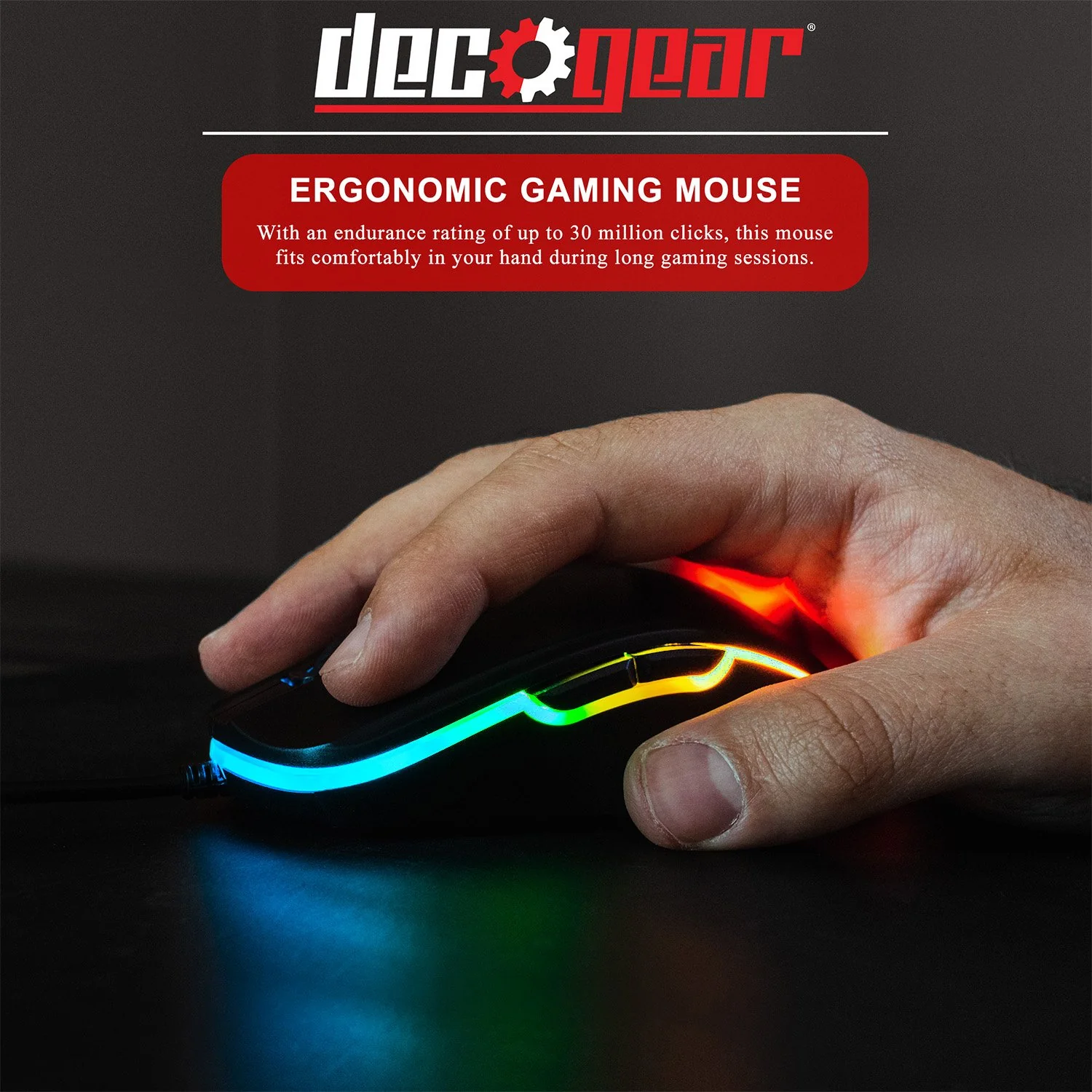 Deco Gear Mechanical RGB Keyboard with RGB Gaming Mouse & Extended Mouse Pad - Image 18