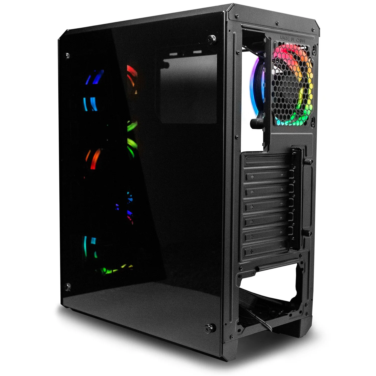 Deco Gear Mid-Tower PC Gaming Computer Case w/ Razer Thresher Tournament Wired Headset - Image 12