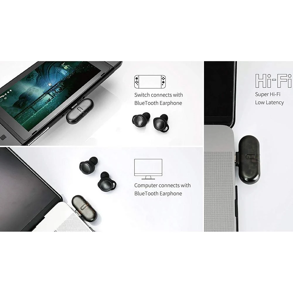 Deco Gear Nintendo Switch USB Type-C Bluetooth Audio Transmitter - Open Box - Image 6