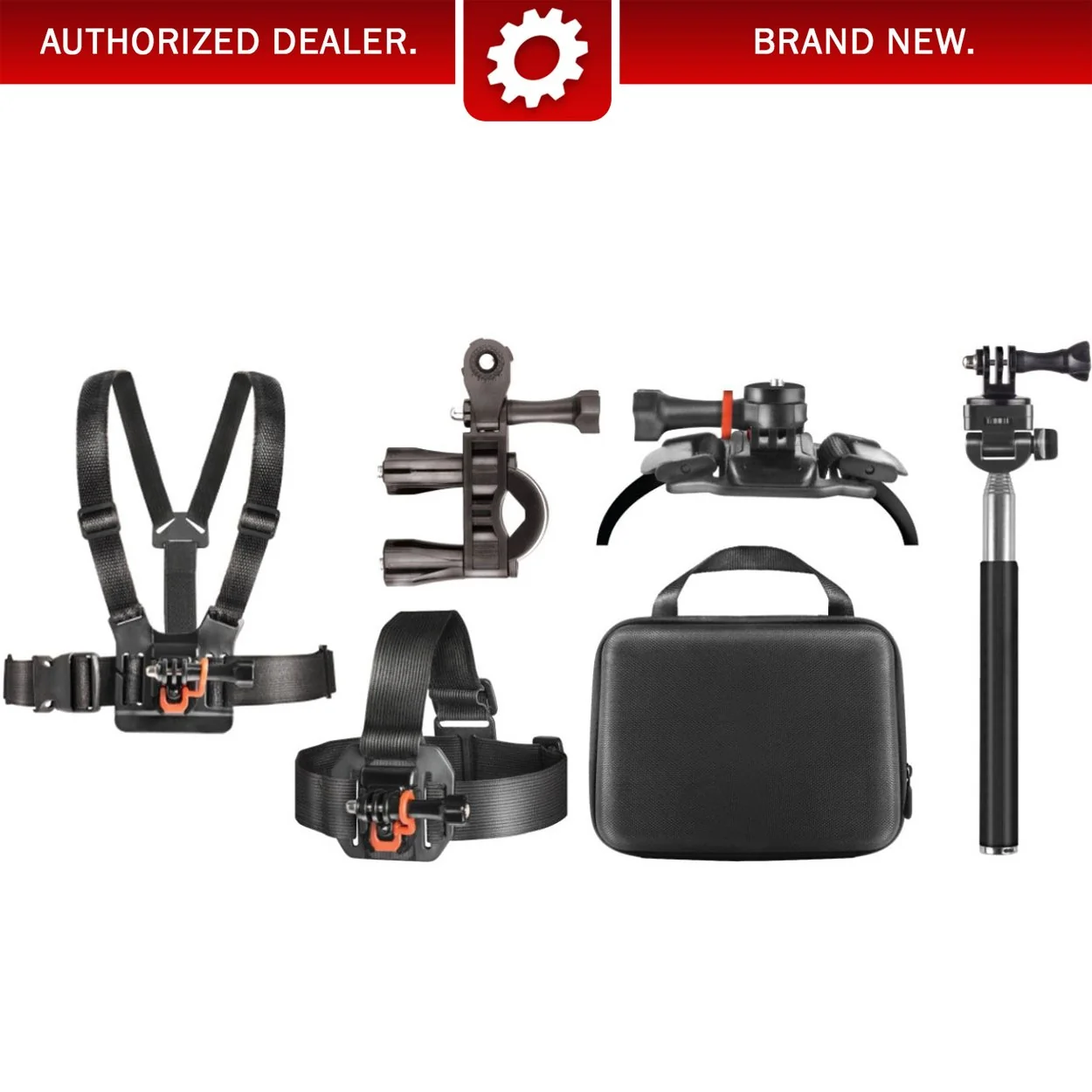 Deco Essentials Outdoor Action Kit with Clip Head Mount for Action Camera - Image 2