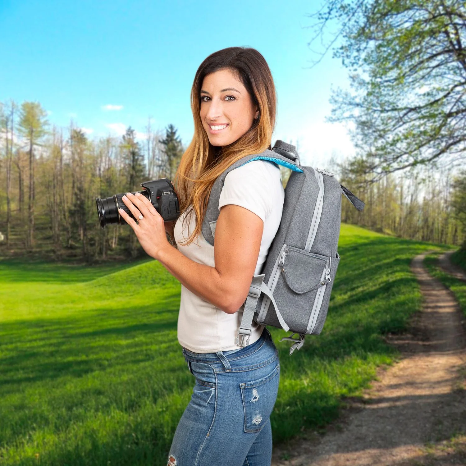 Deco Photo Photo and Video Backpack for Mirrorless and DSLR Cameras and Drones (Dark Grey) - Image 10