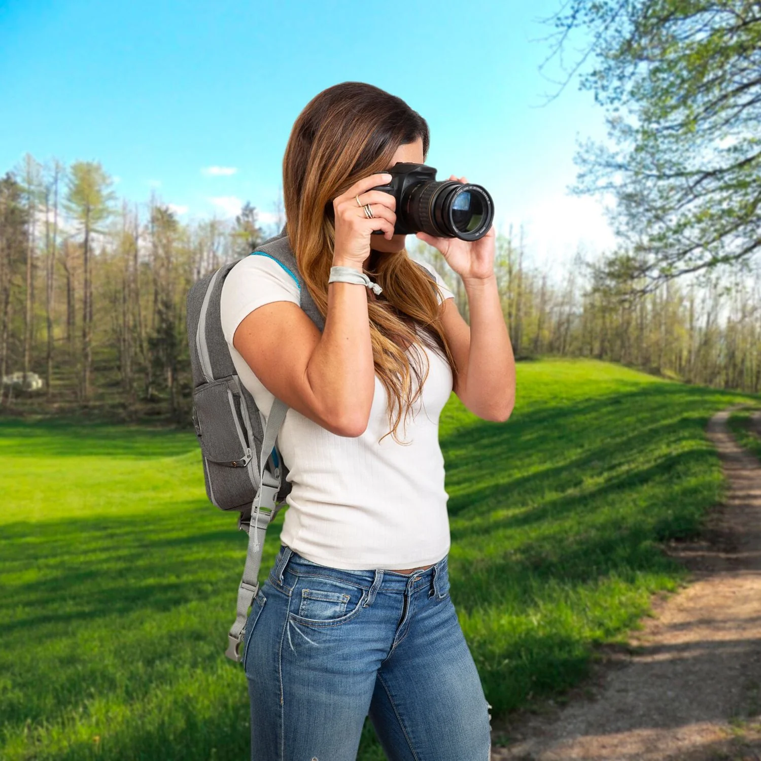 Deco Photo Photo and Video Backpack for Mirrorless and DSLR Cameras and Drones (Dark Grey) - Image 11