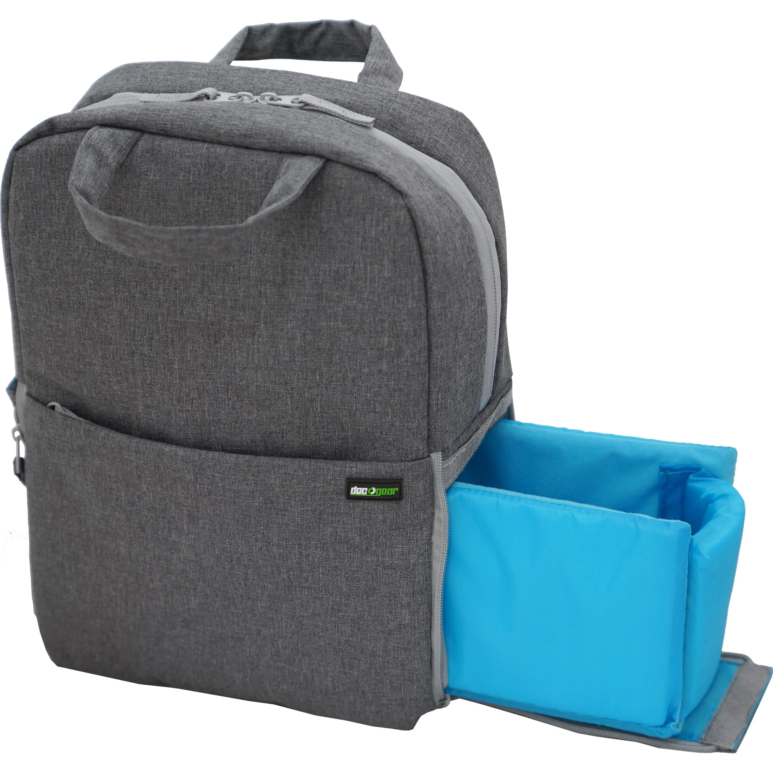 Deco Photo Photo and Video Backpack for Mirrorless and DSLR Cameras and Drones (Grey) - Image 2