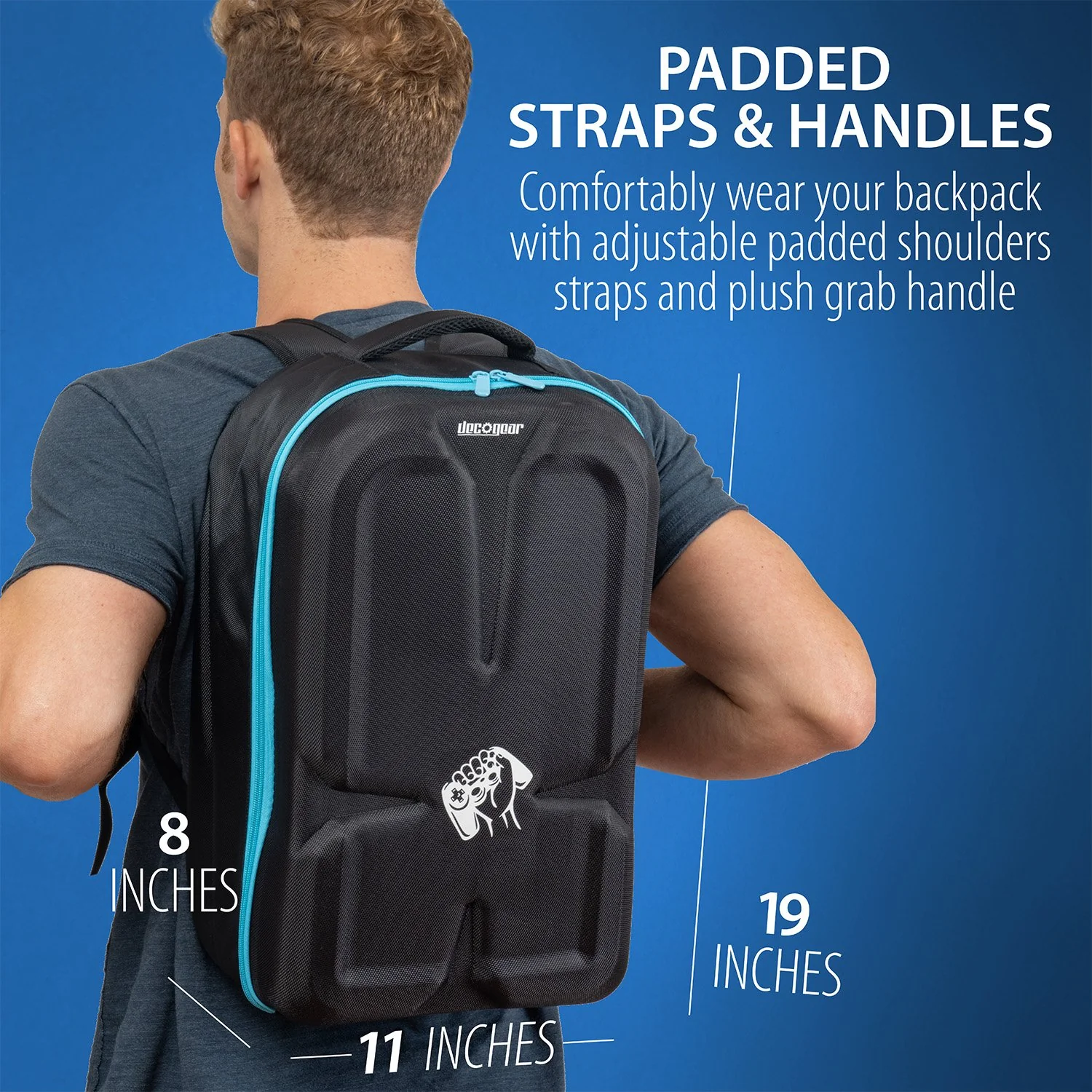 Deco Gear Playstation 5 Travel and Safe Storage Backpack for Console and Accessories - Image 7