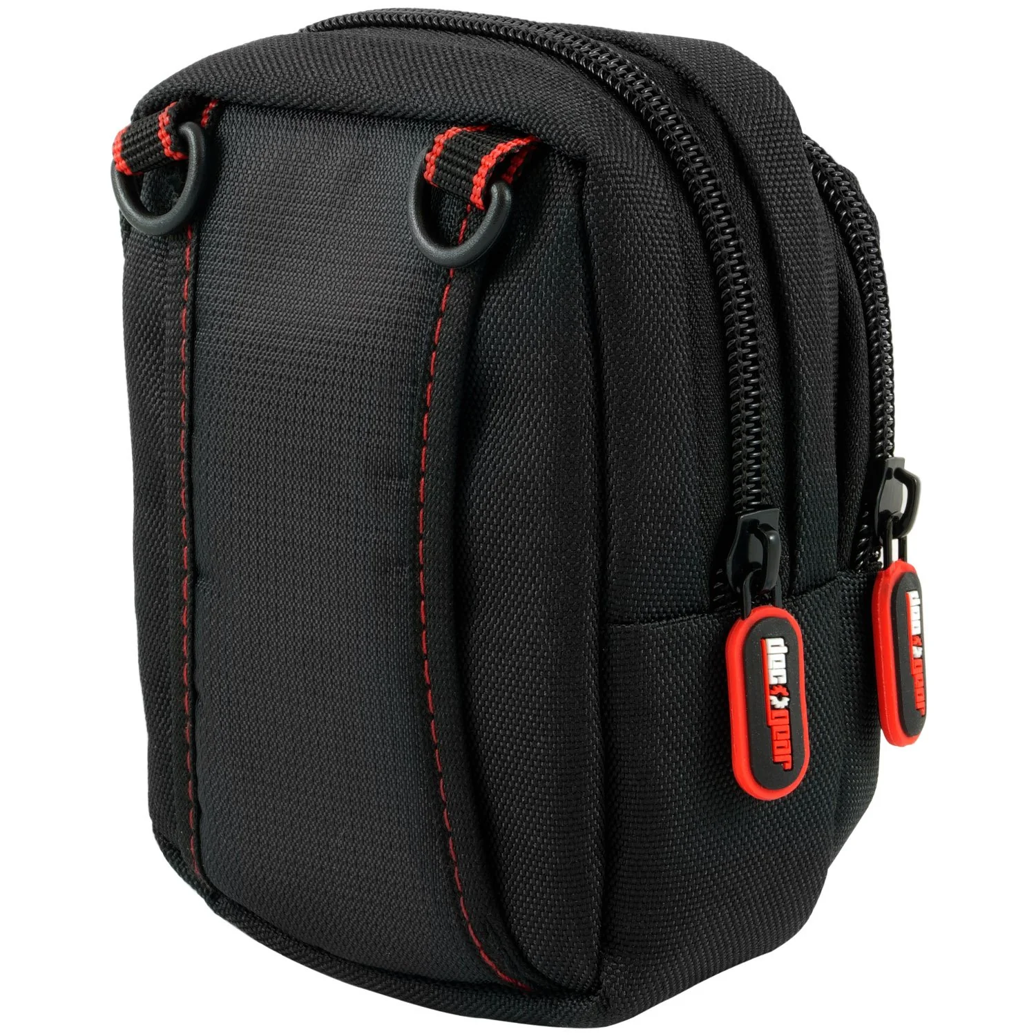 Deco Photo Point and Shoot Field Bag Camera Case (Black/Red) - PNS100BK - Image 4