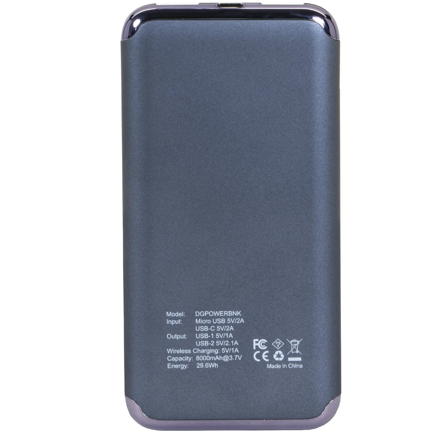 Deco Gear Power Bank 8000 mAh Digital Display with Wireless Device Charging - Image 8