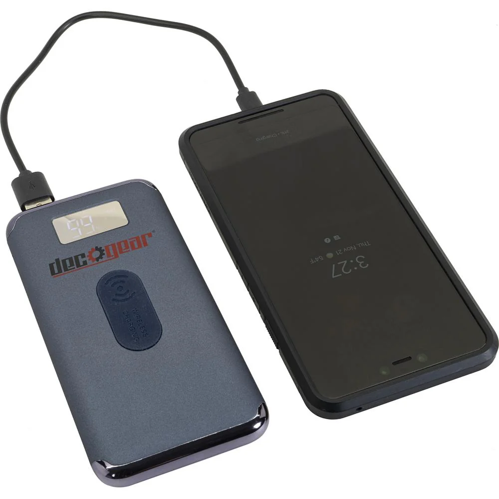 Deco Gear Power Bank 8000 mAh Digital Display with Wireless Device Charging - Open Box - Image 11