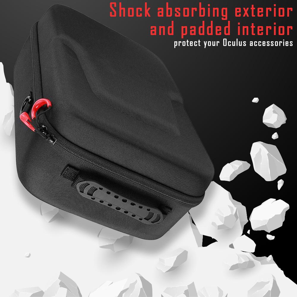 Deco Gear Protective All-in-One Hard Travel Case Oculus Quest 2 VR Headset, Controllers - Image 6