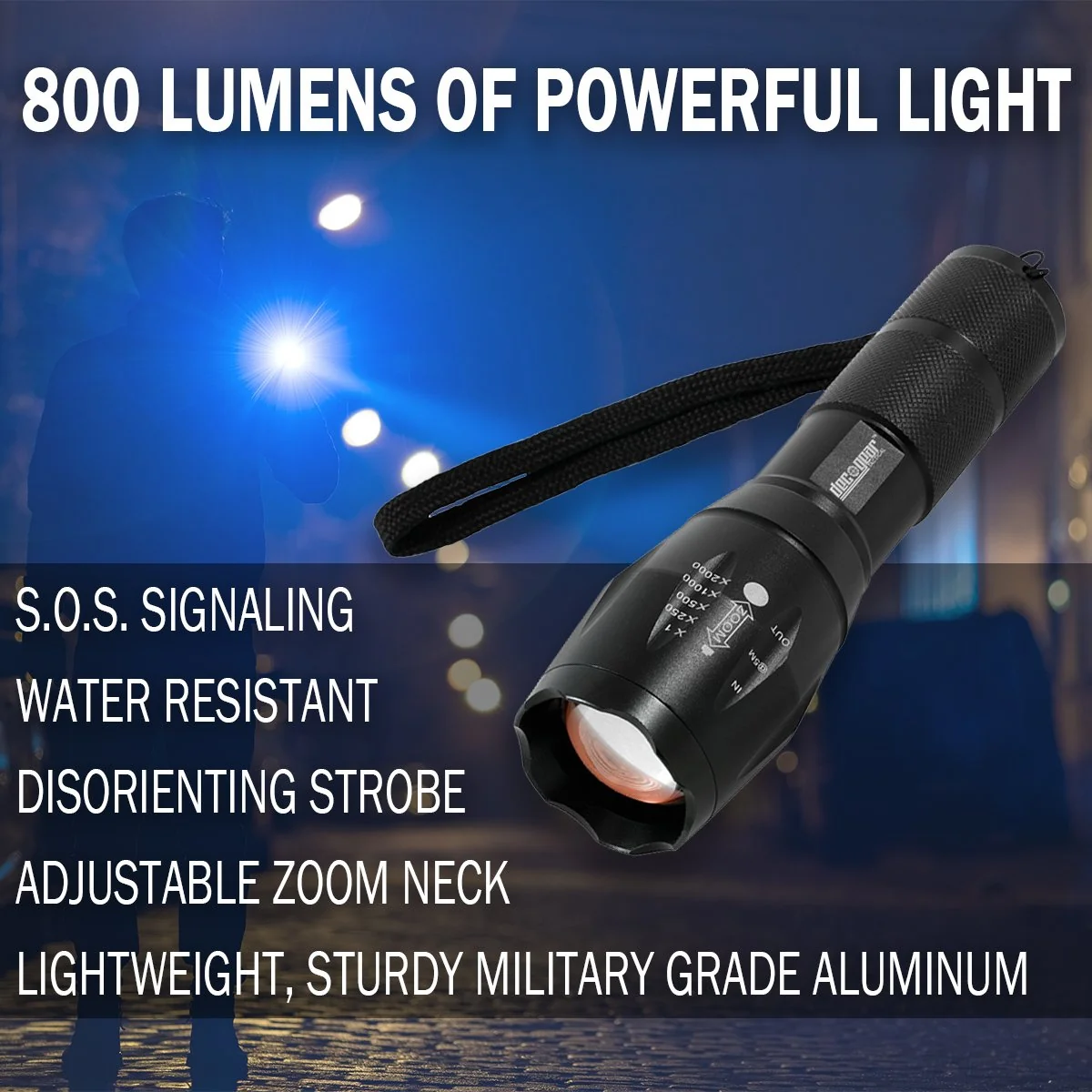 Deco Gear Tactical Gift Set - Pen, Flashlight, Emergency Survival Bracelets, Dome Light - Image 8