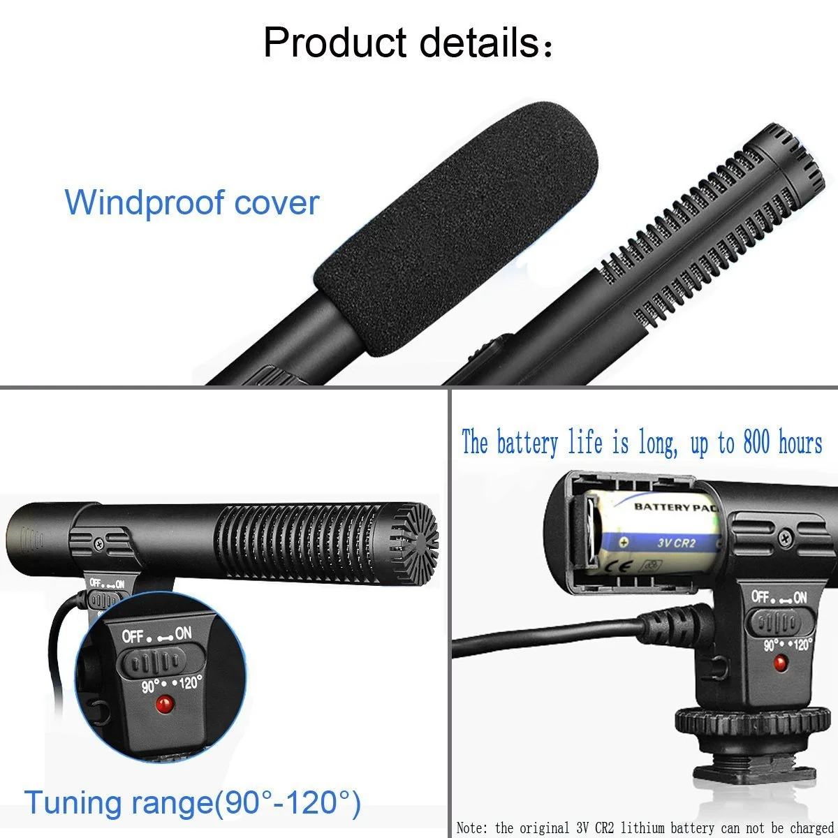 Deco Gear Universal Mini Condenser Shotgun Microphone for Digital Cameras and Camcorders - Image 7