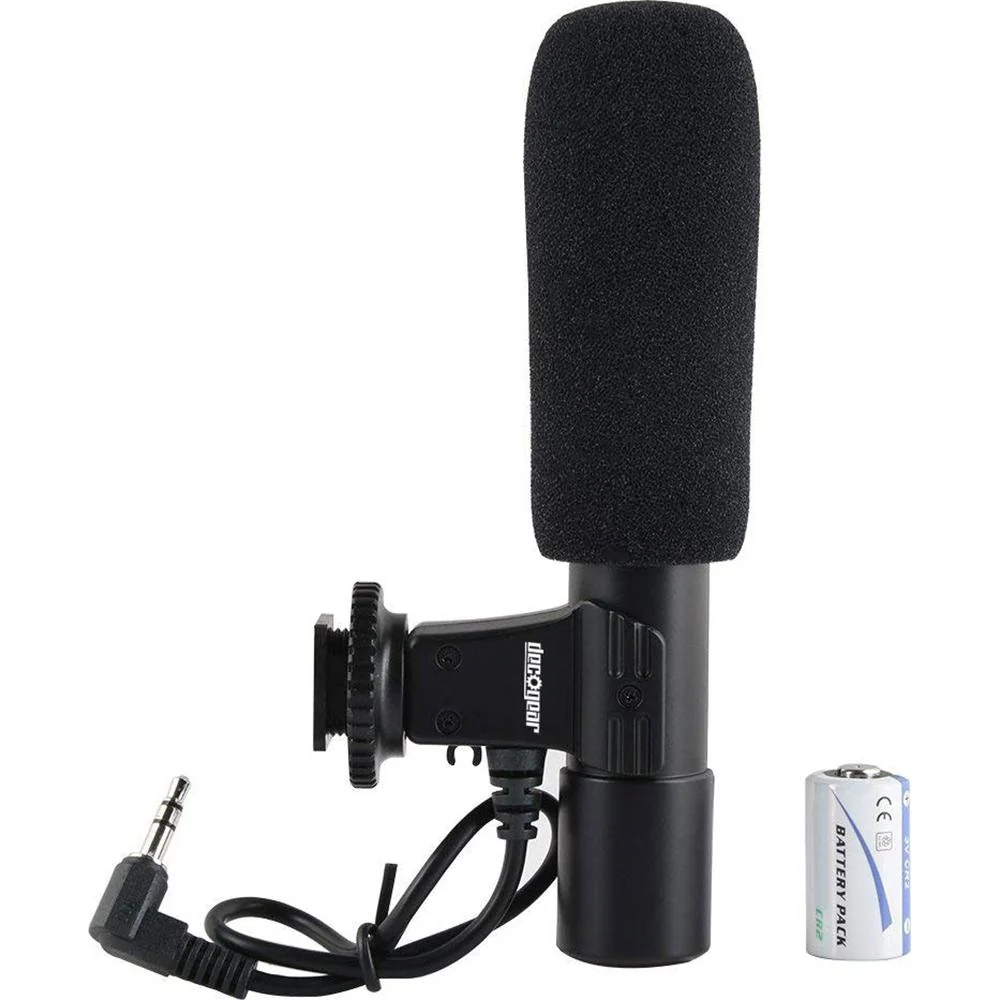 Deco Gear Universal Mini Condenser Shotgun Microphone - MCSM100BK - Open Box