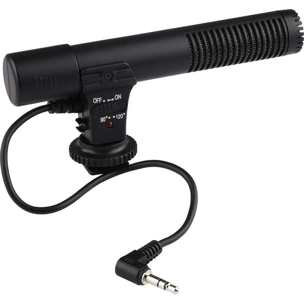 Deco Gear Universal Mini Condenser Shotgun Microphone - MCSM100BK - Open Box - Image 5