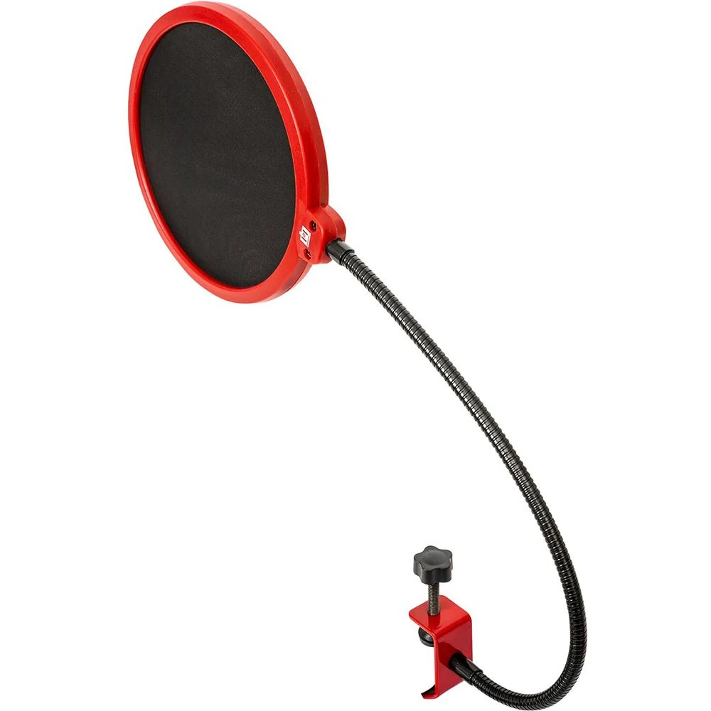 Deco Gear Universal Pop Filter Microphone Wind Screen w/ Mic Stand Clip Open Box - Image 4