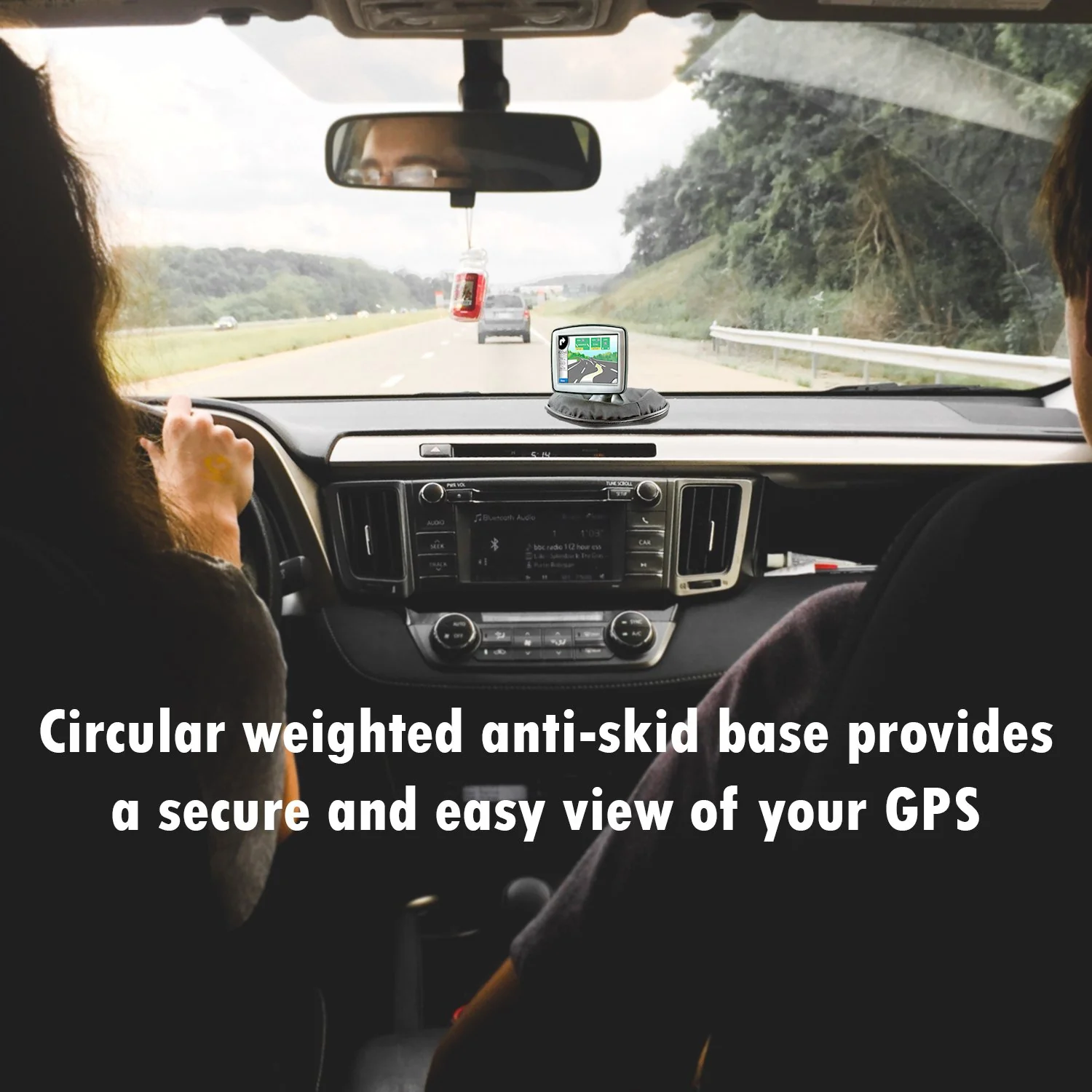 Deco Gear Universal Weighted GPS Navigation Dash-Mount for Garmin, TomTom, Magellan - Image 3