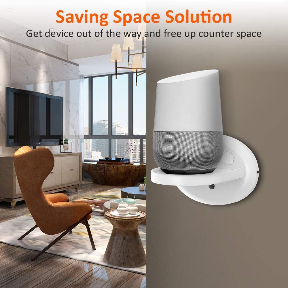 Deco Gear Wall Mount Shelf Stand for Google Home, Speaker and More Open Box - Image 6