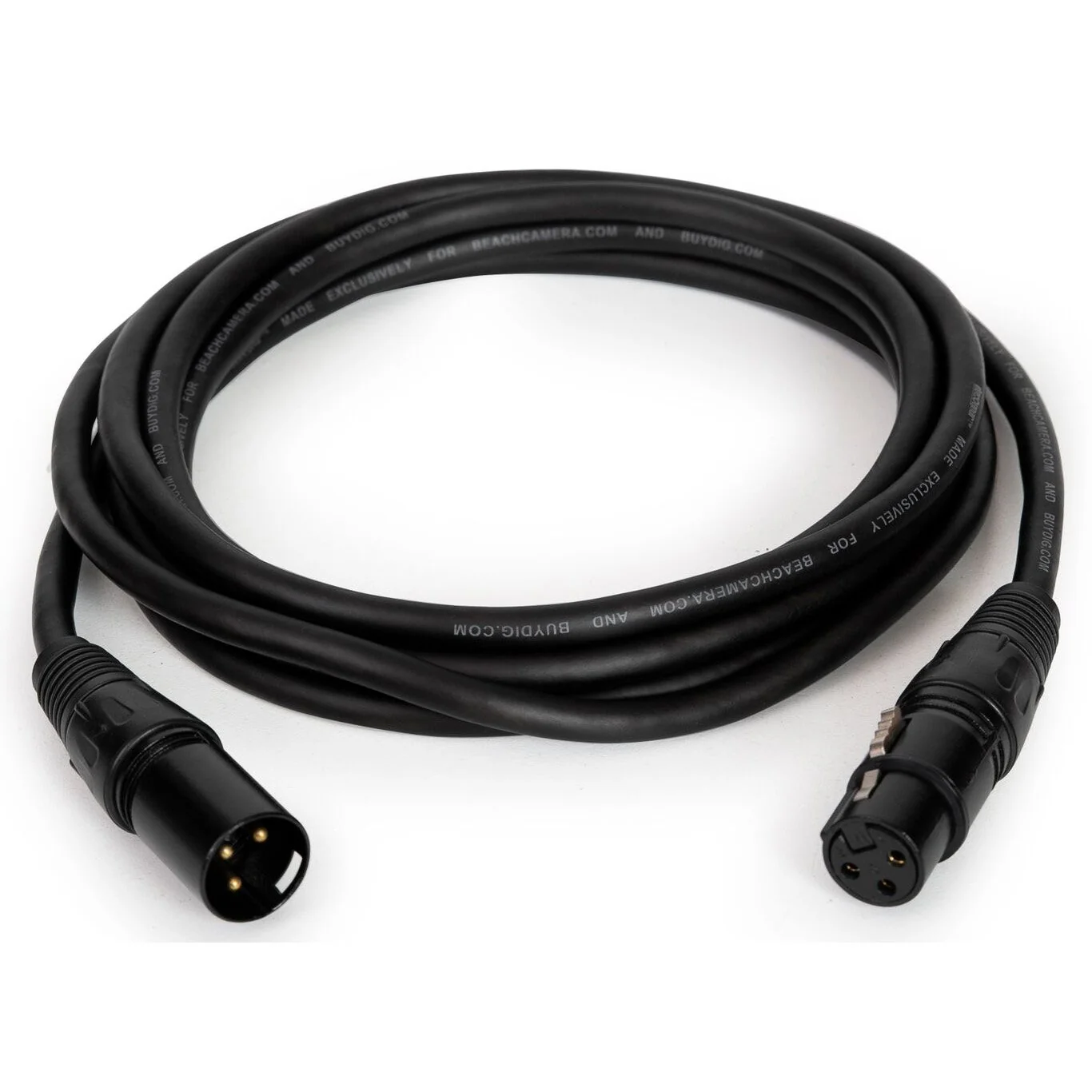 Deco Gear XLR 10' Male to XLR Female 16AWG Gold Plated Cable - Image 10
