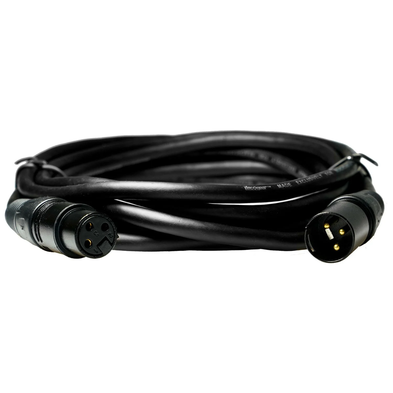 Deco Gear XLR 10' Male to XLR Female 16AWG Gold Plated Cable (2-Pack) - Image 6