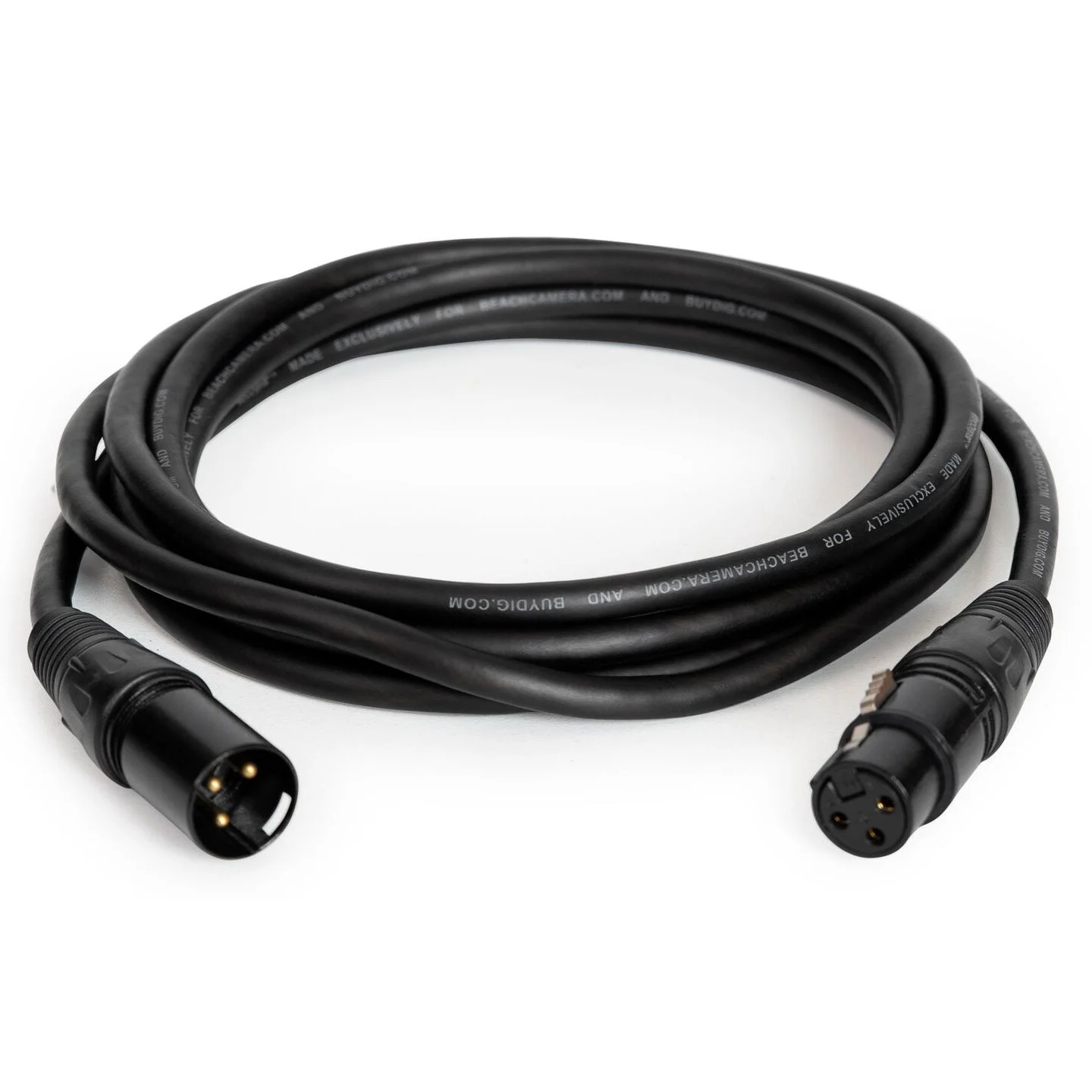 Deco Gear XLR 10' Male to XLR Female 16AWG Gold Plated Cable (2-Pack) - Image 8