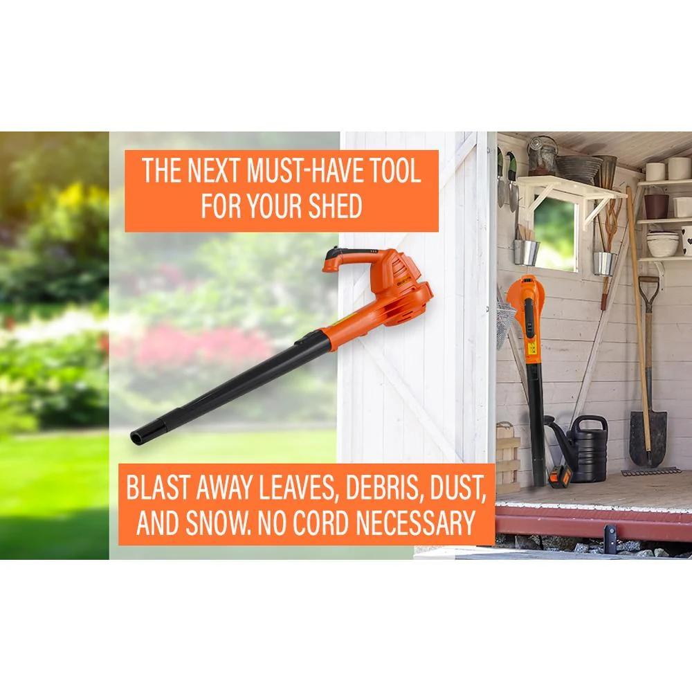 Deco Home 20V Cordless Electric Leaf Blower; 150 MPH; No-Load 13;000 RPM; 3 LBS - Open Box - Image 12