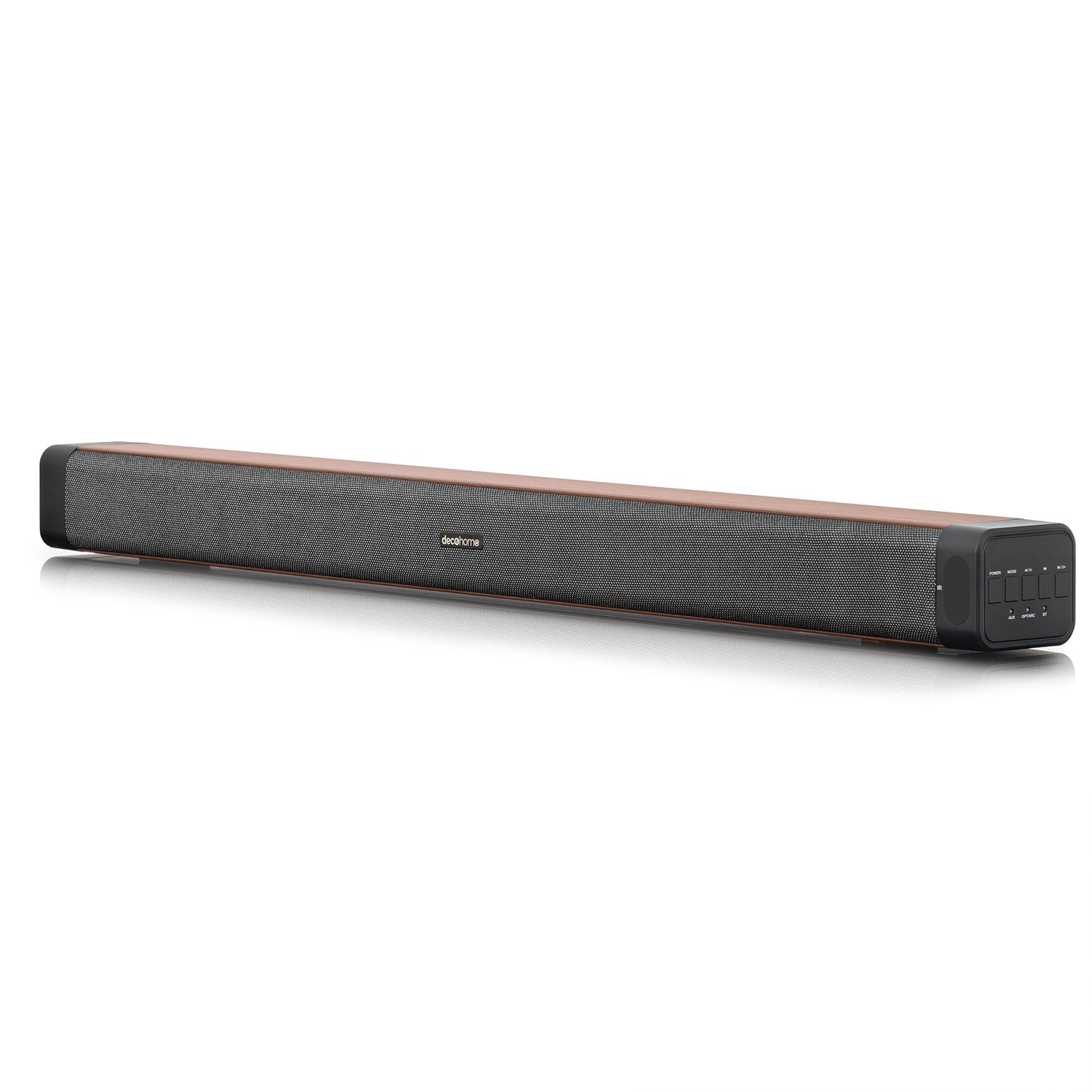 Deco Gear 60W 2.0 Channel Soundbar with Built-in Dual Subwoofers and Four 2.5" Drivers - Image 2