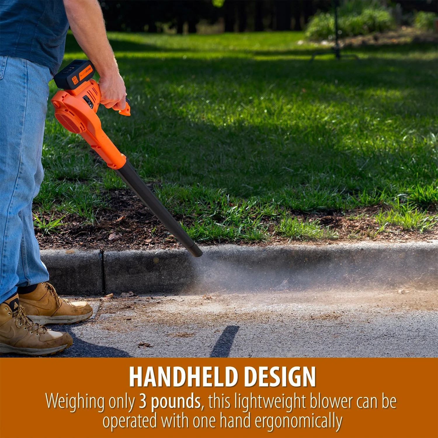 Deco Home 20V Cordless Electric Leaf Blower, 150 MPH, No-Load 13,000 RPM, 3 LBS - Image 7