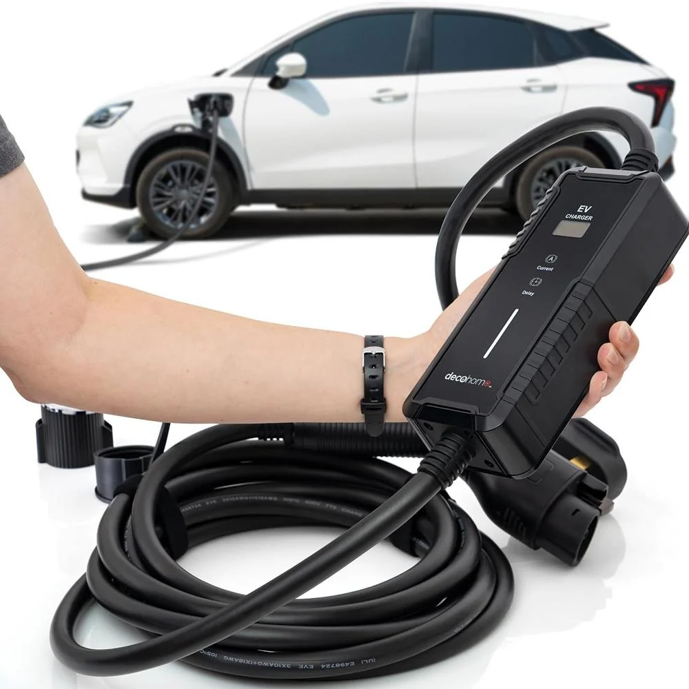 Deco Home 240V 32A EV Charger; NEMA 14-50 and 5-15 Plugs; Tesla Adapter - Open Box - Image 12