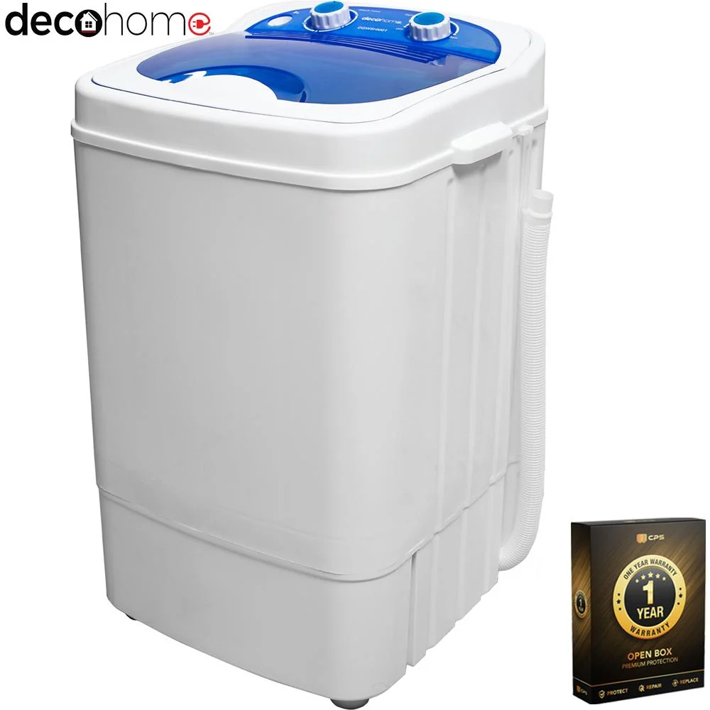 Deco Home Portable Washing Machine 8.8 lb Capacity, 250W Power Open Box + 1 Year Warranty
