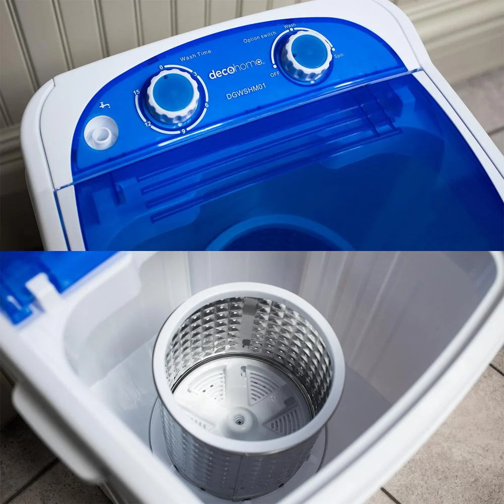 Deco Home Portable Washing Machine 8.8 lb Capacity, 250W Power Open Box + 1 Year Warranty - Image 7