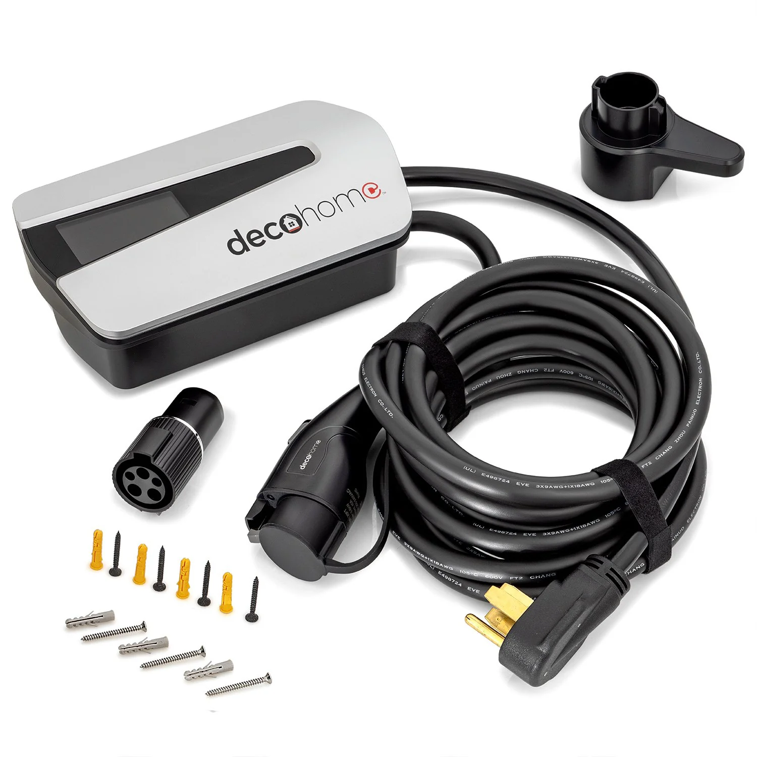 Deco Home Level 2 EV Charging Station, 9.6KW, 40 AMP, 240V, SAE J1772 and Tesla Plug, IP54 - Image 2