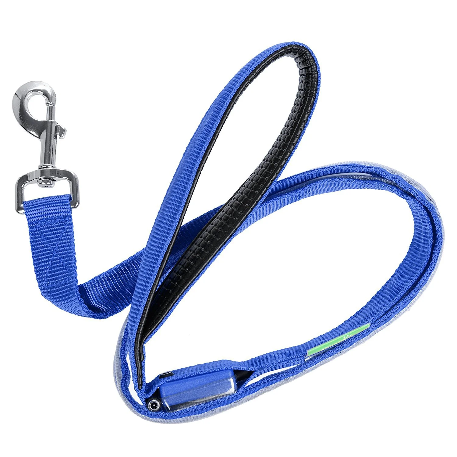 Deco Pet LED Dog Leash and Collar with 3 Light Modes, Battery-Powered - Blue - Image 2