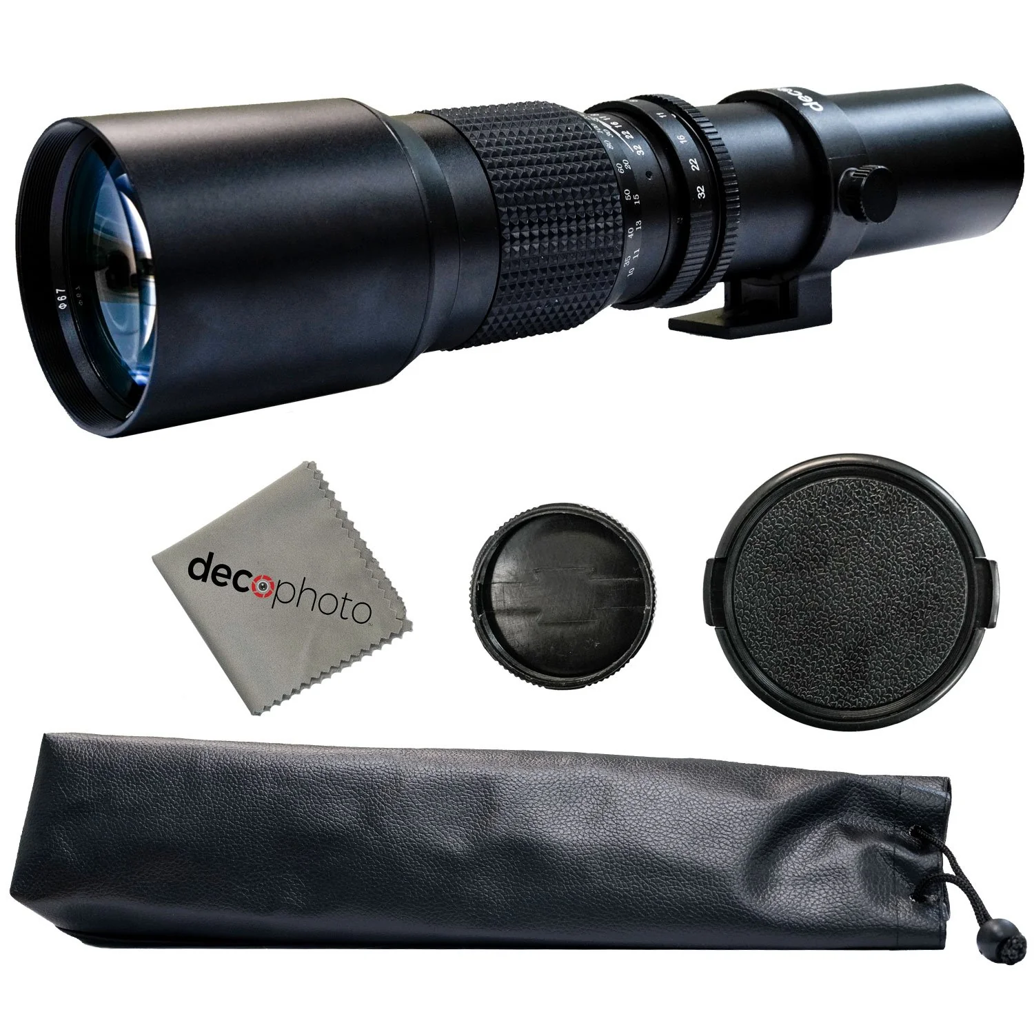 Deco Photo 500MM Preset Telephoto Lens with T-Mount for Sony Cameras - Image 2
