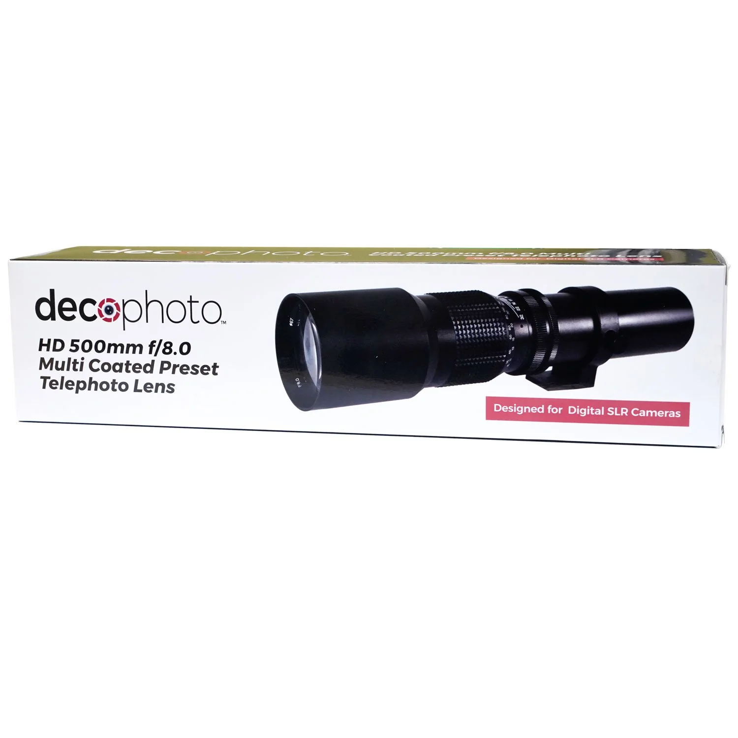 Deco Photo 500MM Preset Telephoto Lens with T-Mount for Sony Cameras - Image 7