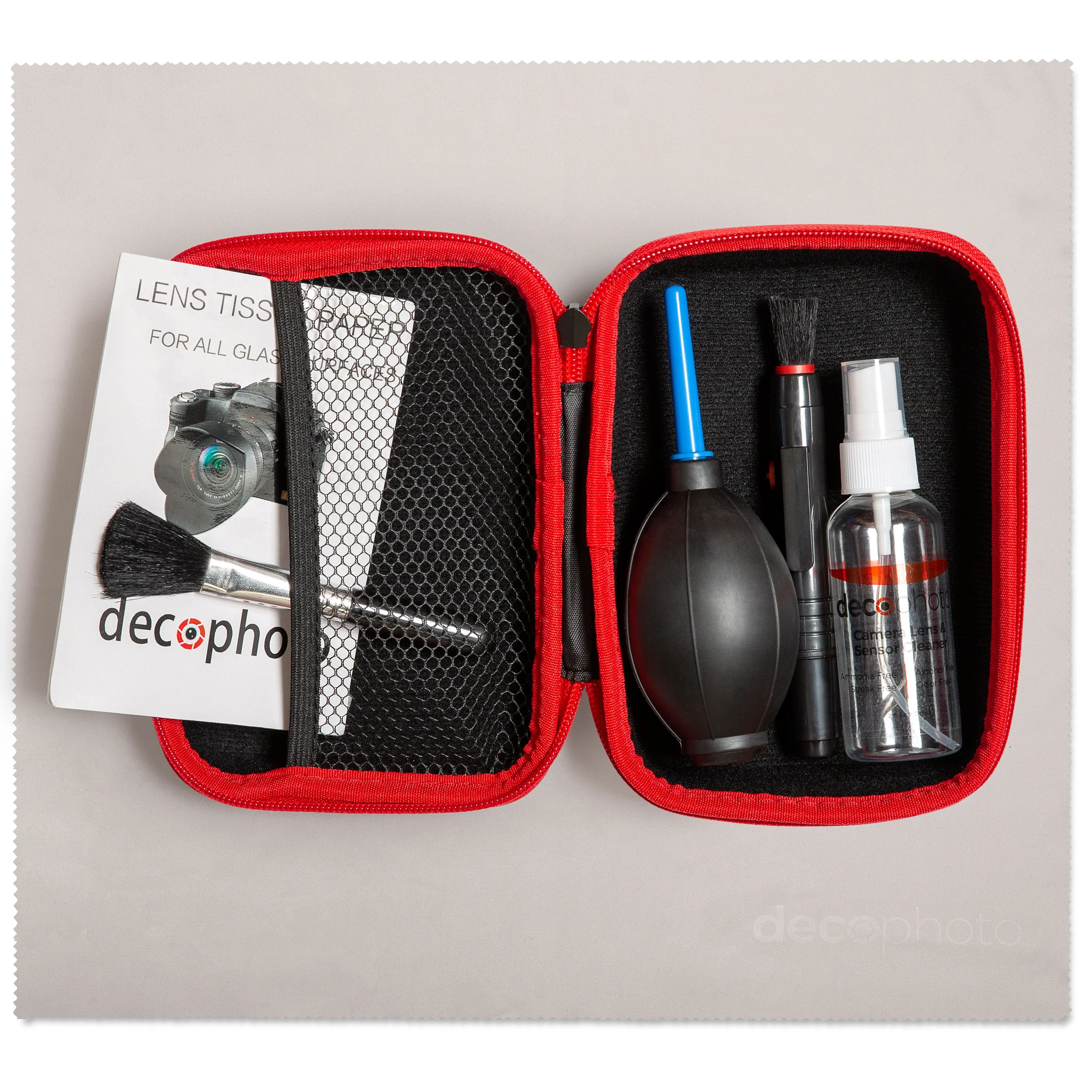Deco Photo All-in-One Cleaning Kit for DSLR Cameras w/ Case + 24mm 10-Piece Cleaning Swabs - Image 7