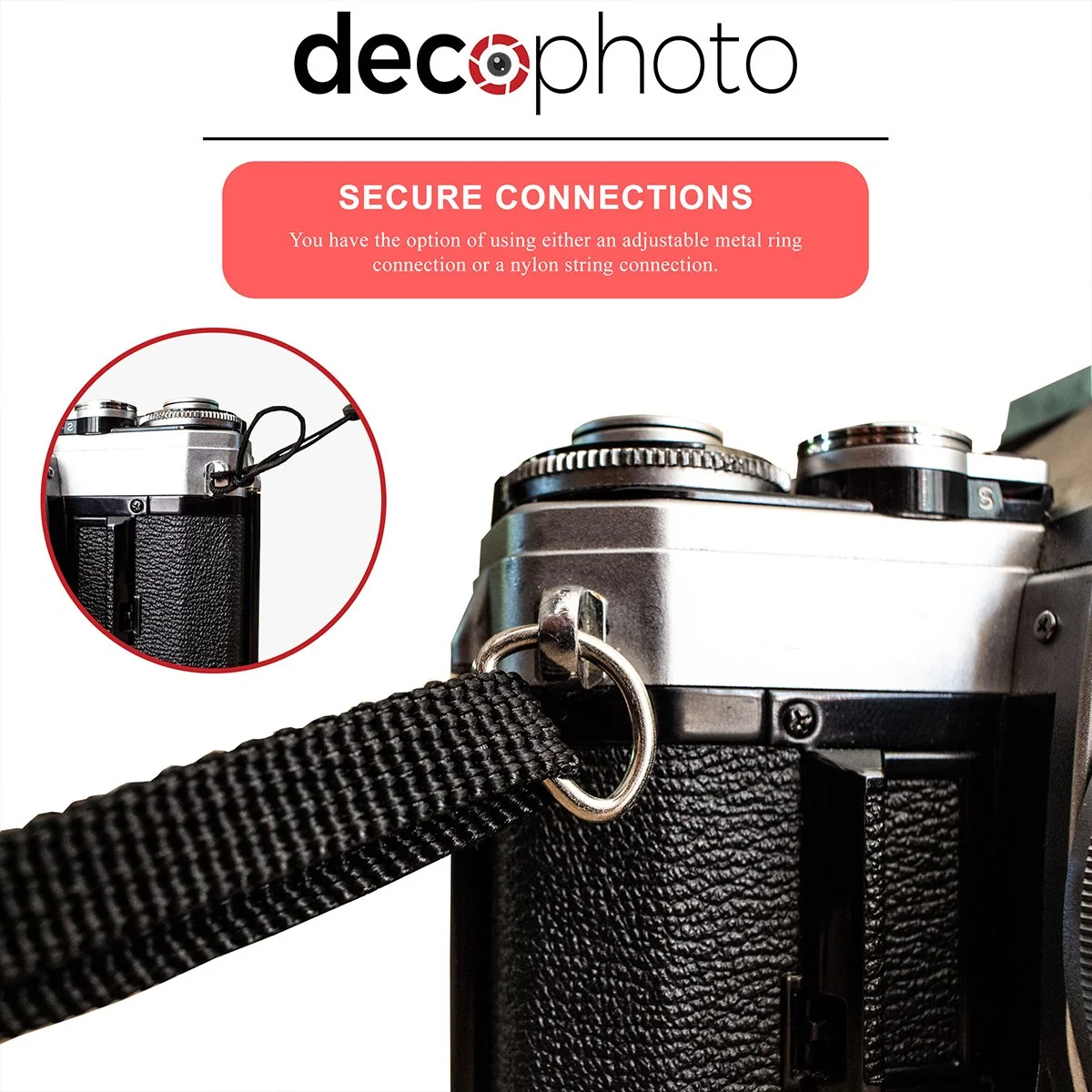 Deco Photo Power Strap w/ Camera Battery Charger Universal for Sony Nikon Canon + Backpack - Image 5