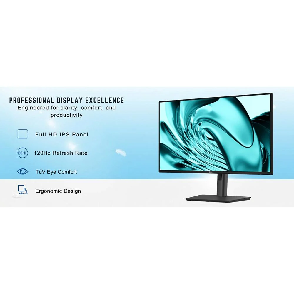 Dell 24" Full HD 120Hz LED Monitor with USB Hub + 26 Months Protection Bundle - Image 9