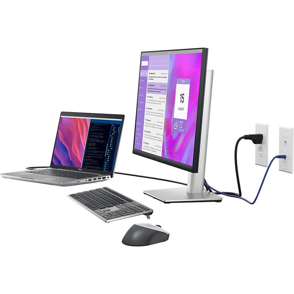 Dell 24" QHD WLED LCD Monitor in Black and Silver - DELL-P2423DE - Image 10
