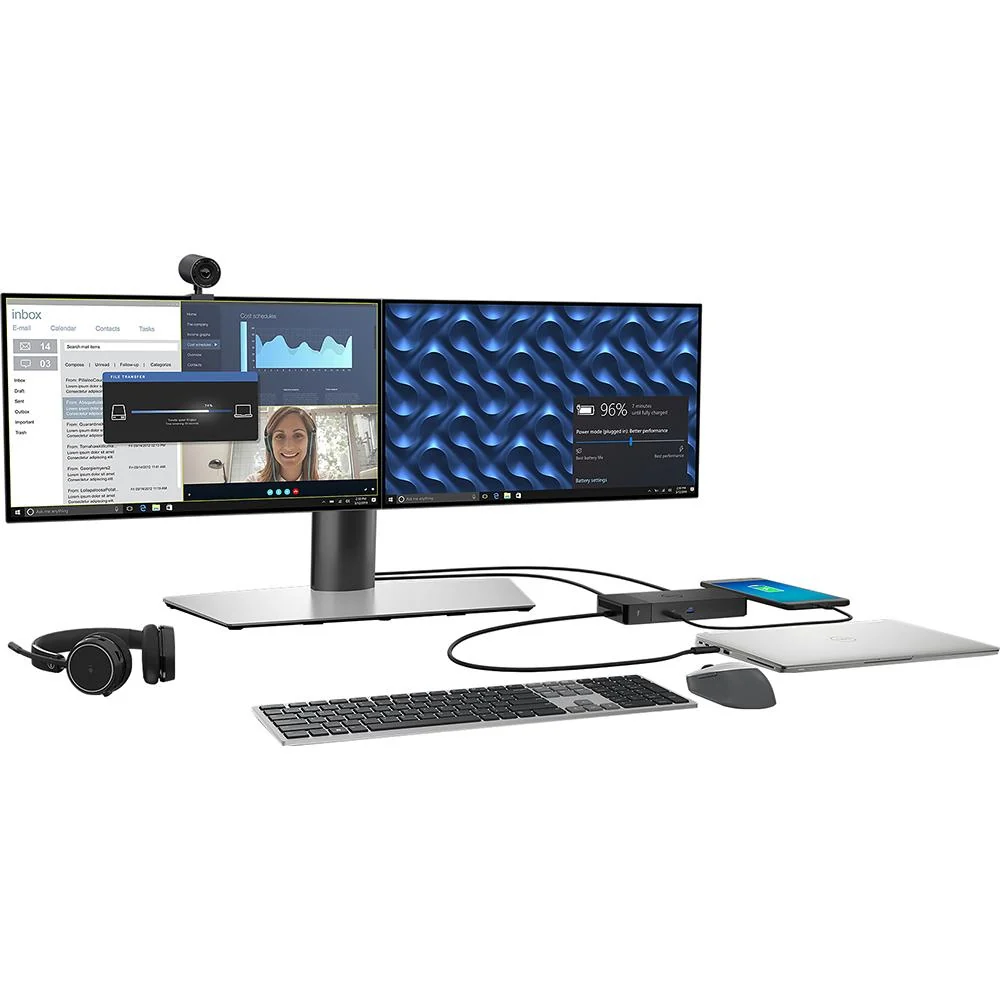 Dell Thunderbolt Laptop Computer Dock in Black - WD22TB4 - Image 8