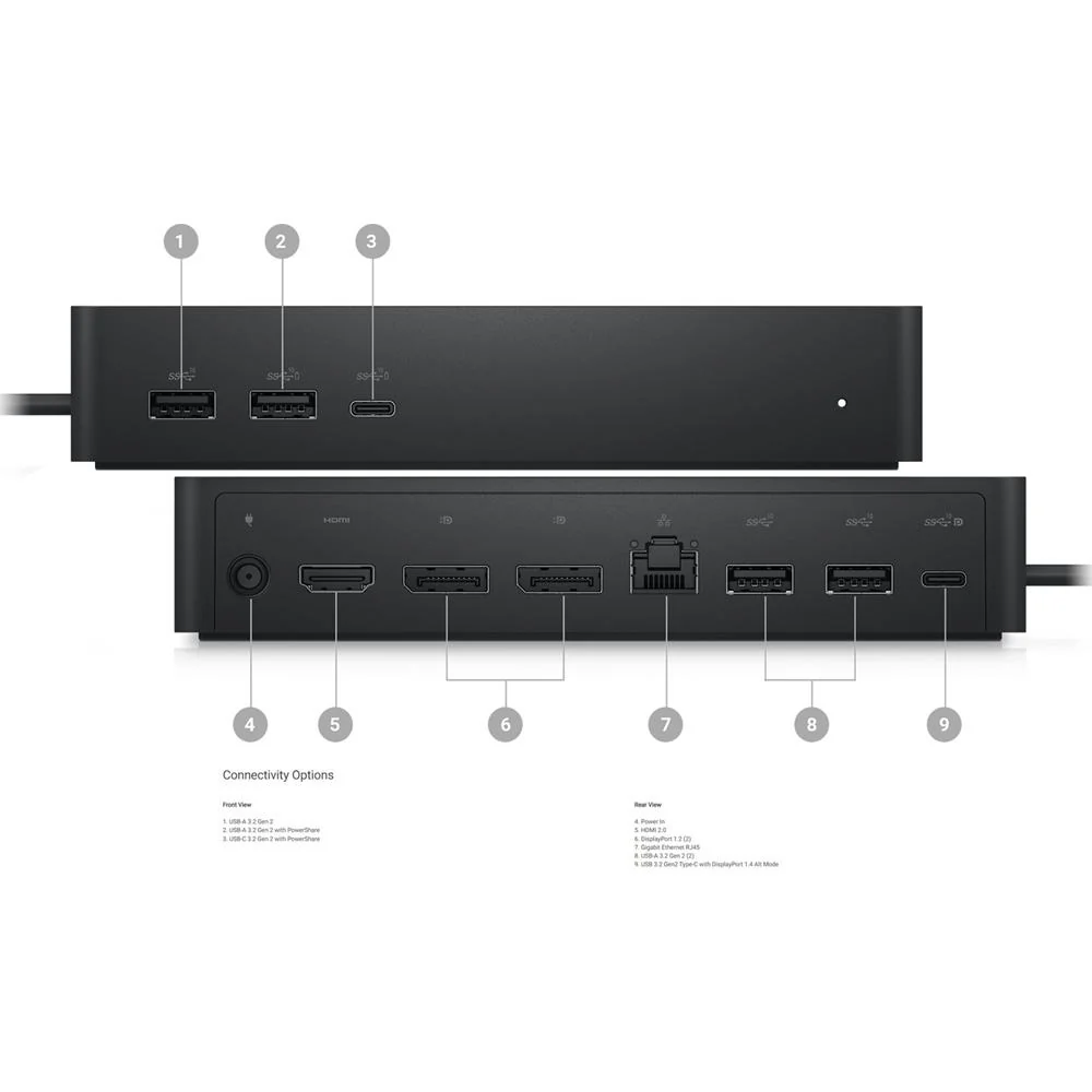 Dell Universal 10-in-1 Docking Station UD22, Black + 2 Year CPS Protection Pack - Image 12